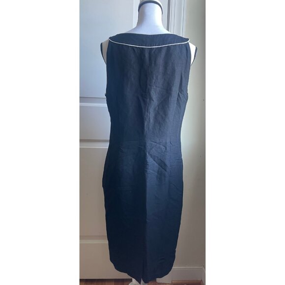 Ann Taylor Loft Black with White Piping - Picture 3 of 4